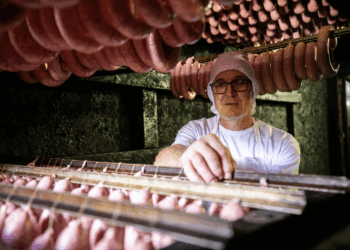 A comida típica da colônia