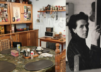 Na cozinha, vejo um artista